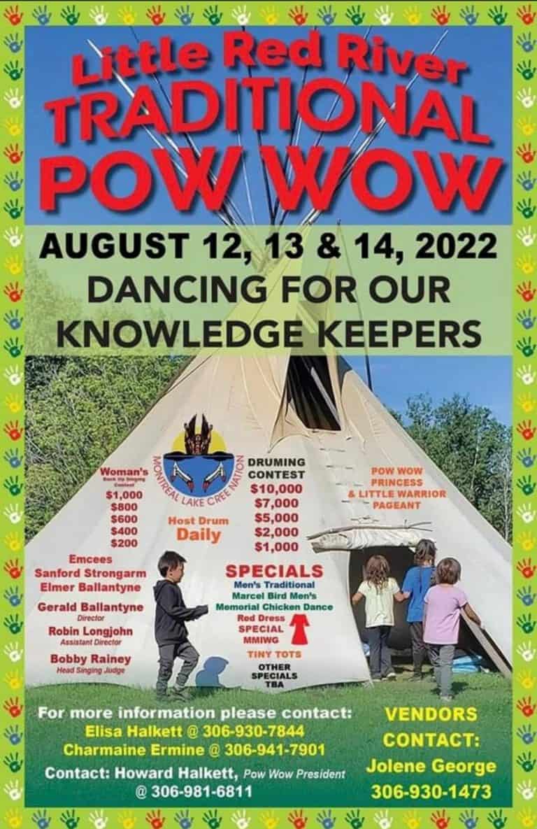 Little Red River Traditional Pow Wow 2022 Montreal Lake Cree Nation
